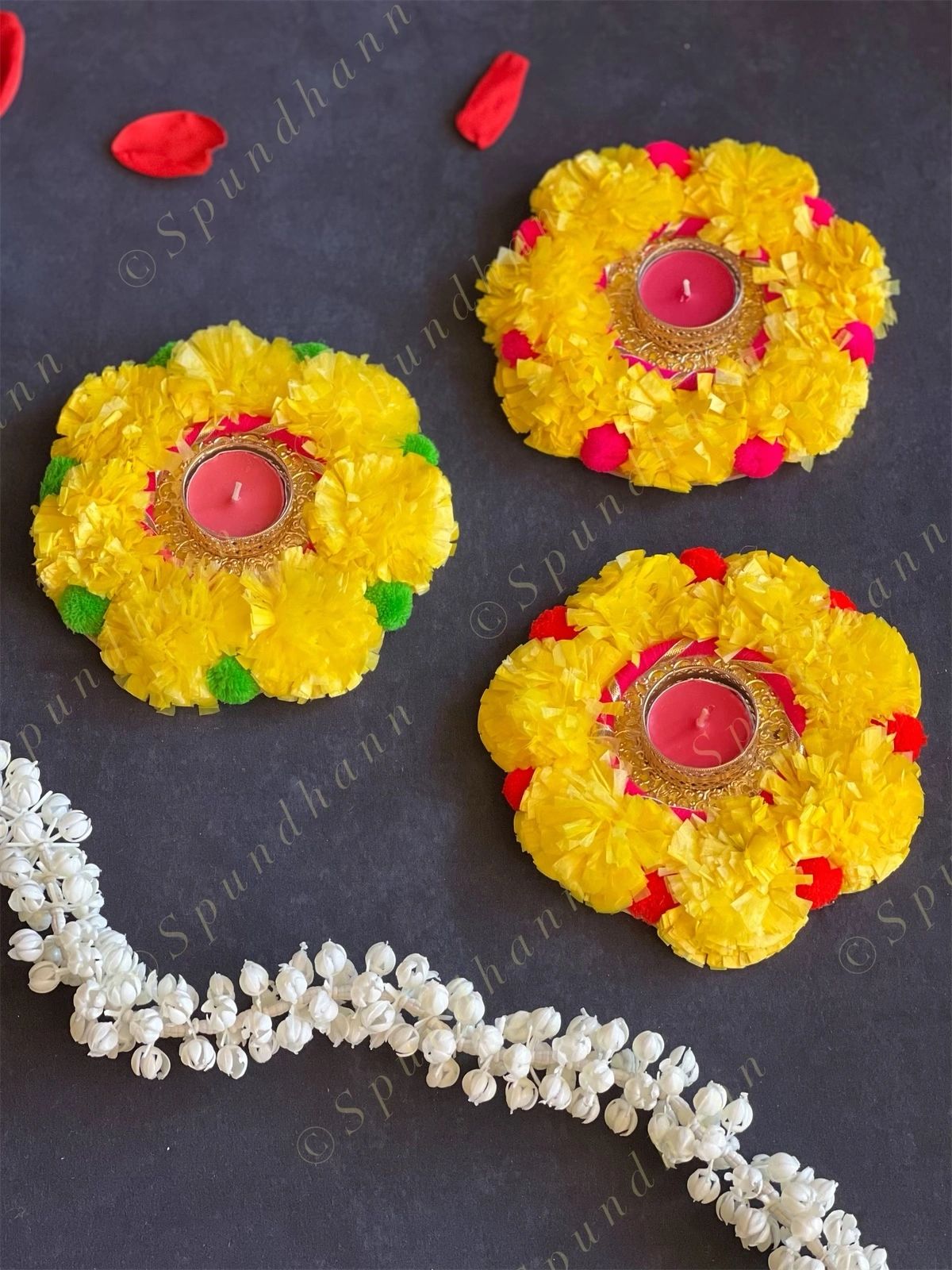 Marigold Tea Light Holders