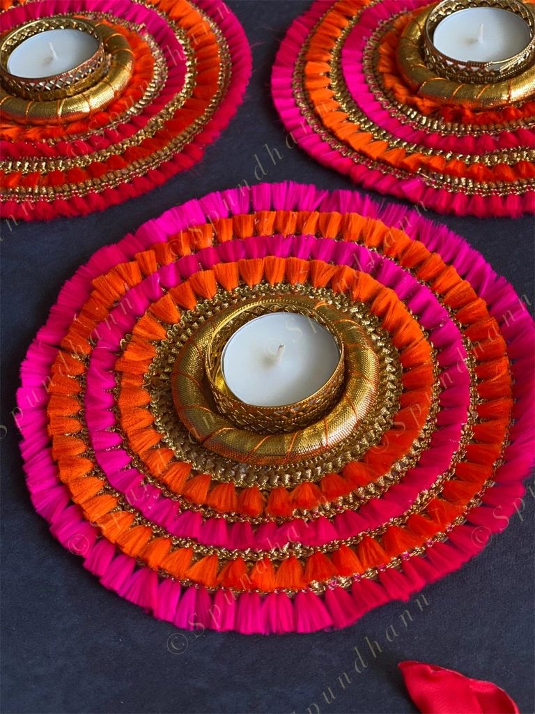 Frill Tea Light Holder