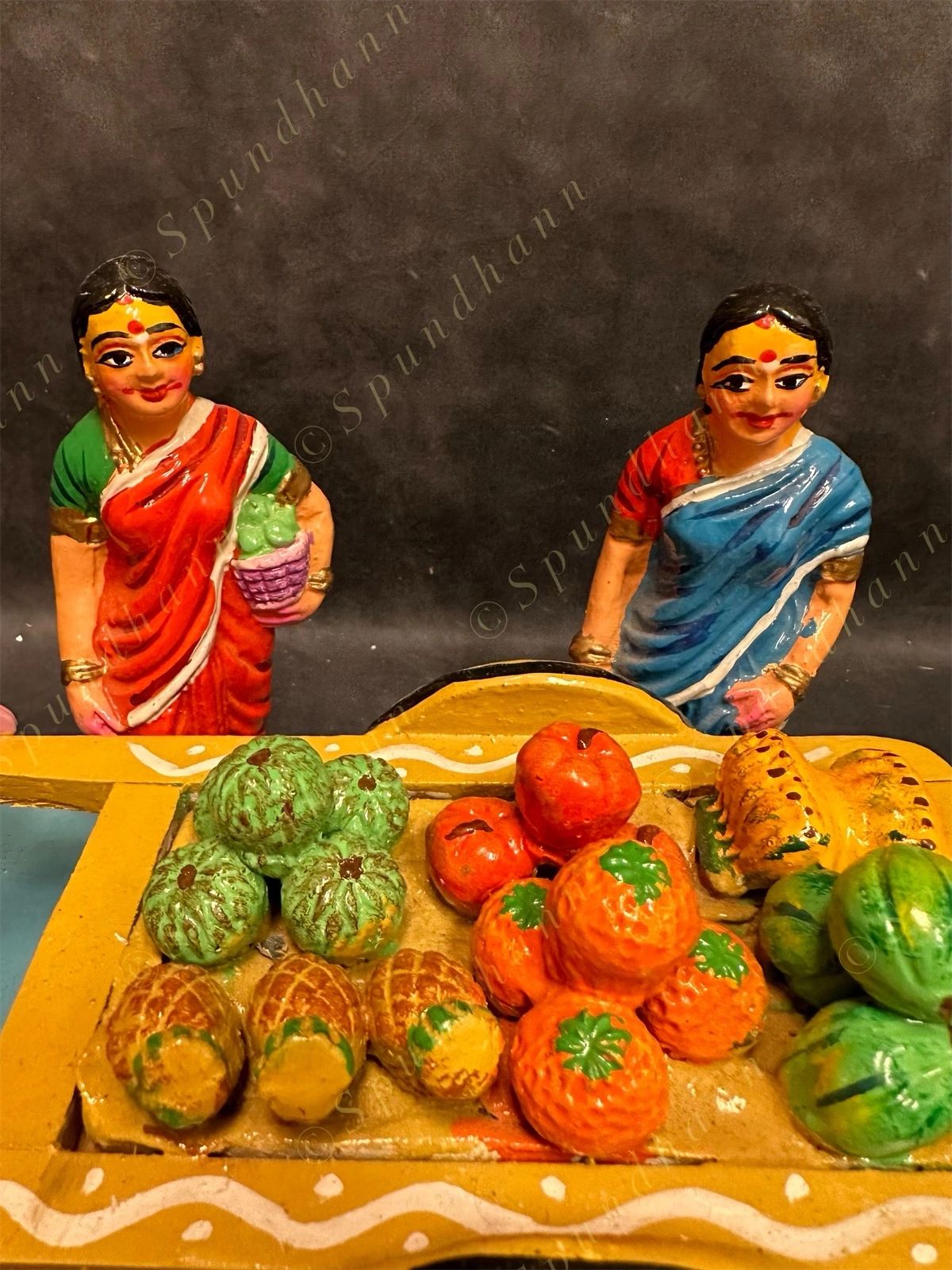 Vegetable Seller Statue