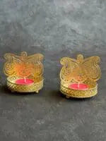 Shadow Tea Light Candle Holders - Ganesh /Maa Durga / Om
