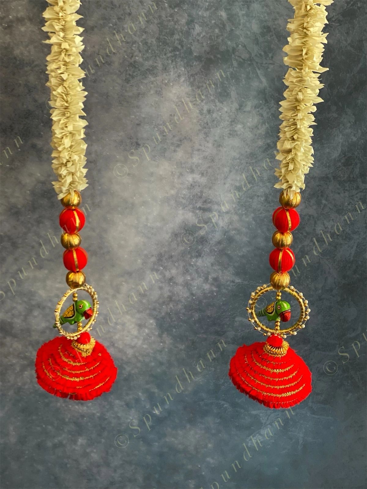 Chameli & Parrot Dangler Set of 2