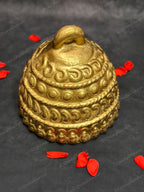 Majestic Fiber Bell Decor with floral strings and dangler