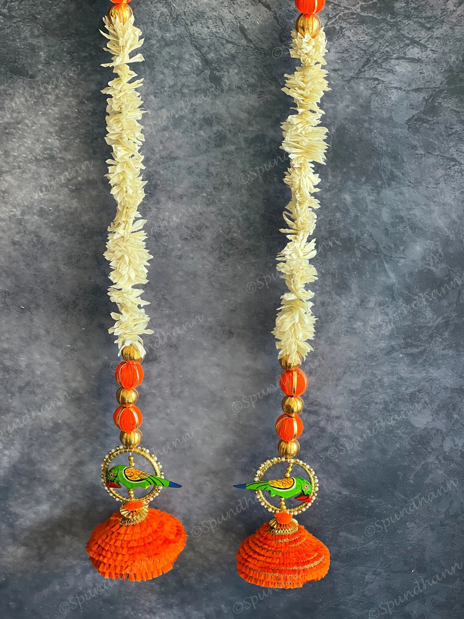 Chameli & Parrot Dangler Set of 2