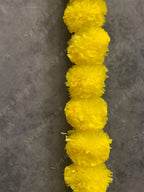 Dainty Marigold Flower Festive Danglers Set of 4 Strings