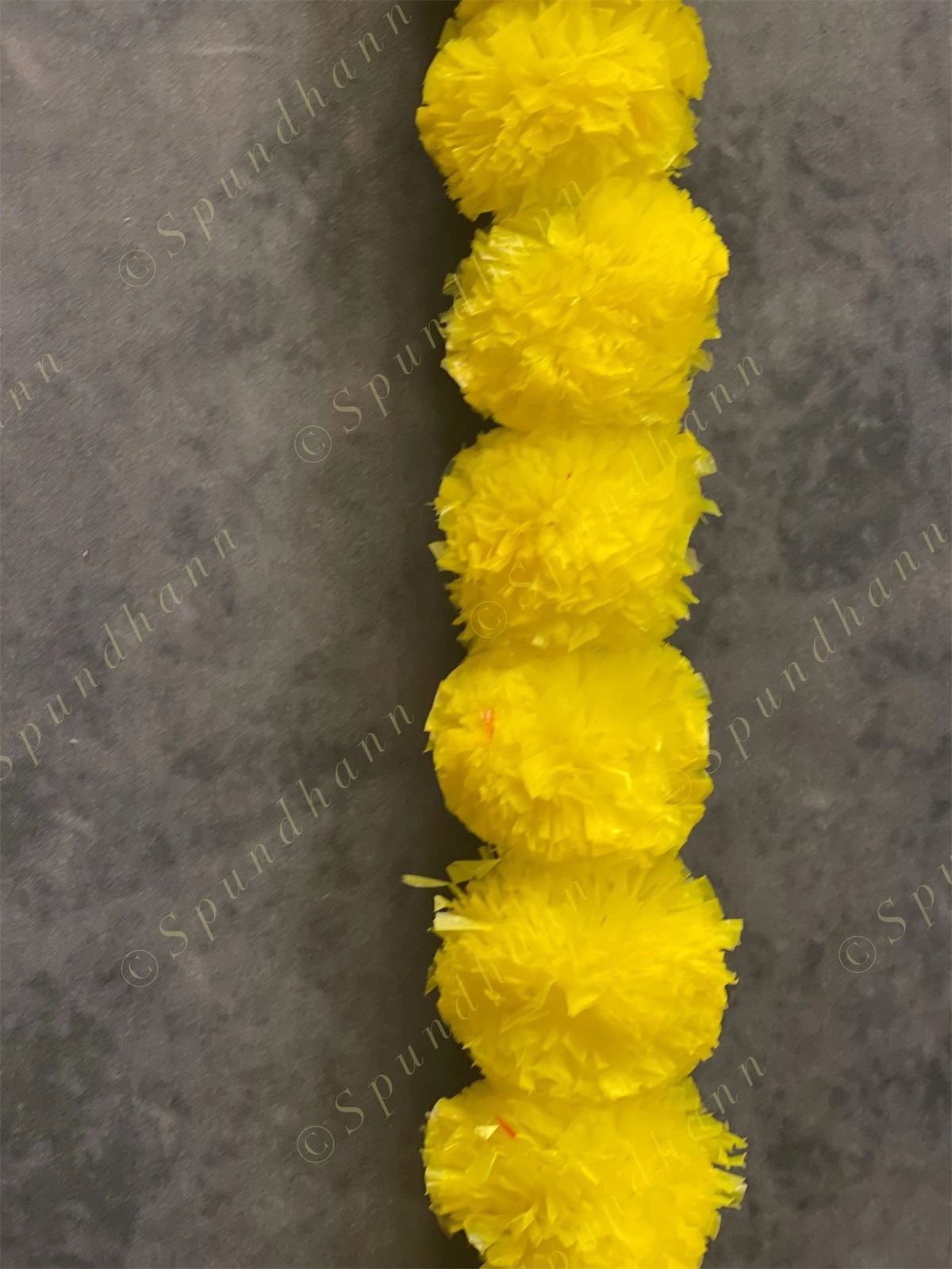Dainty Marigold Flower Festive Danglers Set of 4 Strings