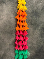 Soft Net Multicolor Long Danglers Pack of 4 Strings