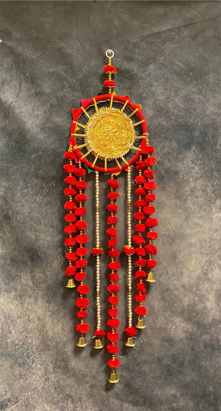Chakri with Gota Pati and Pom Pom Dangler