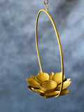 Ring Lotus Hanging Tea Light Holder
