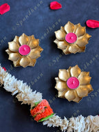 Golden Lotus Tea Light Holder