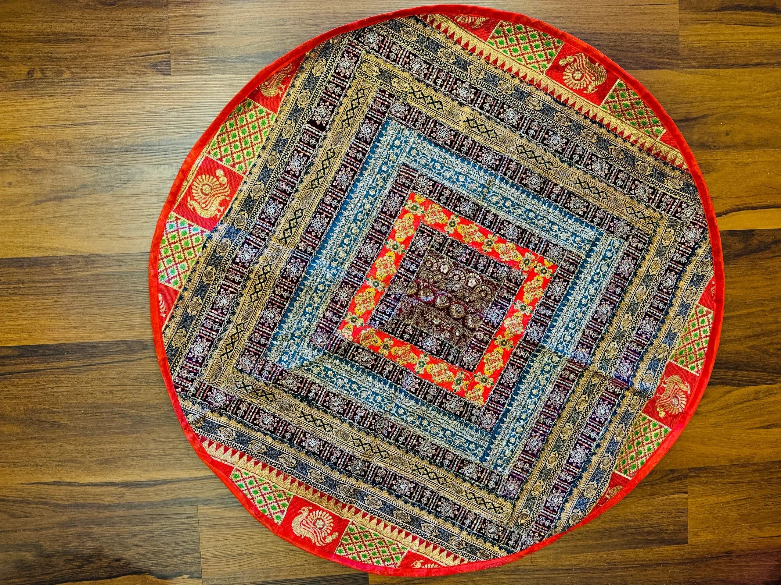 Designer Handcrafted Round Rangoli Dia 40 inch