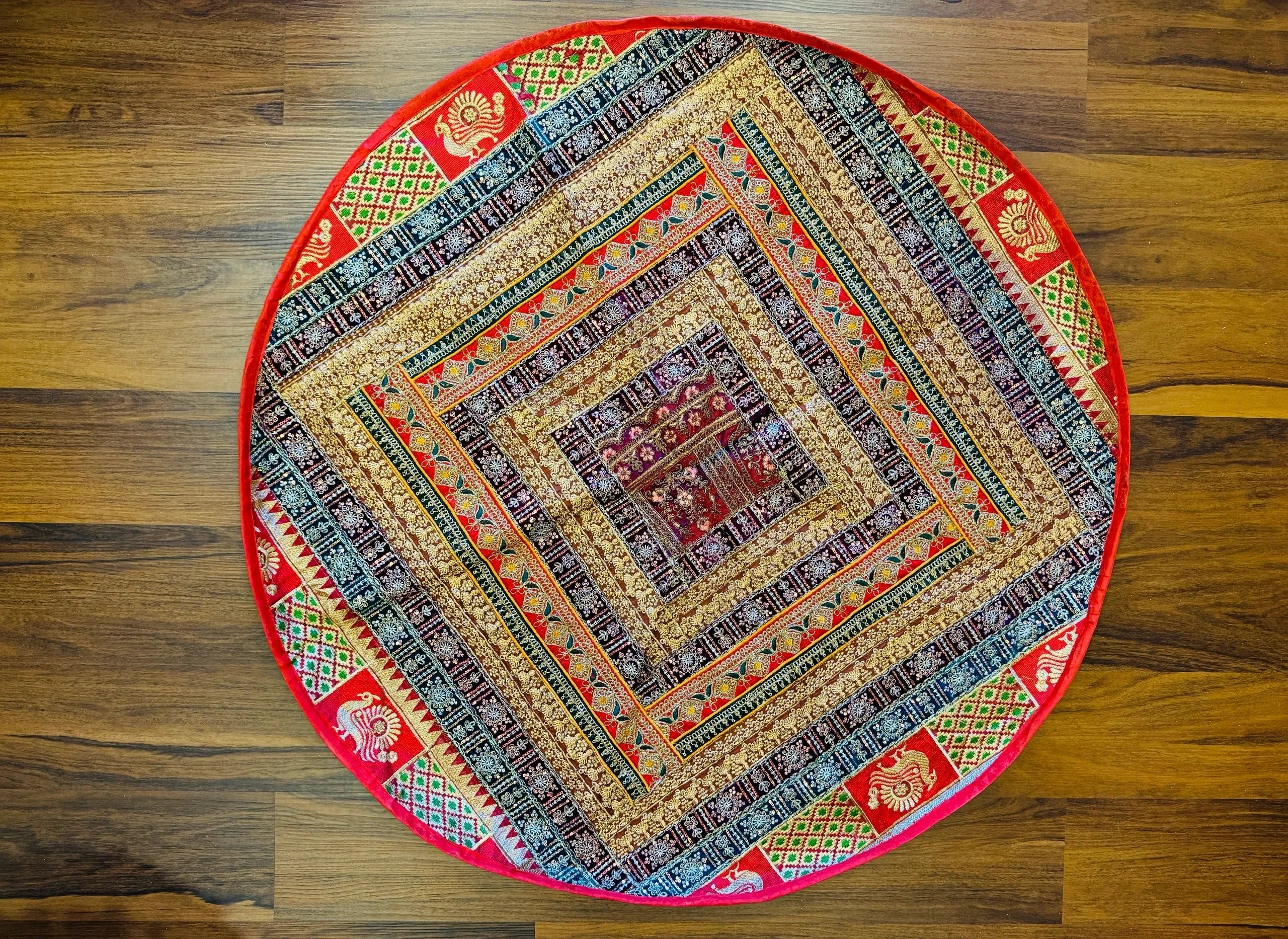 Designer Handcrafted Round Rangoli Dia 40 inch