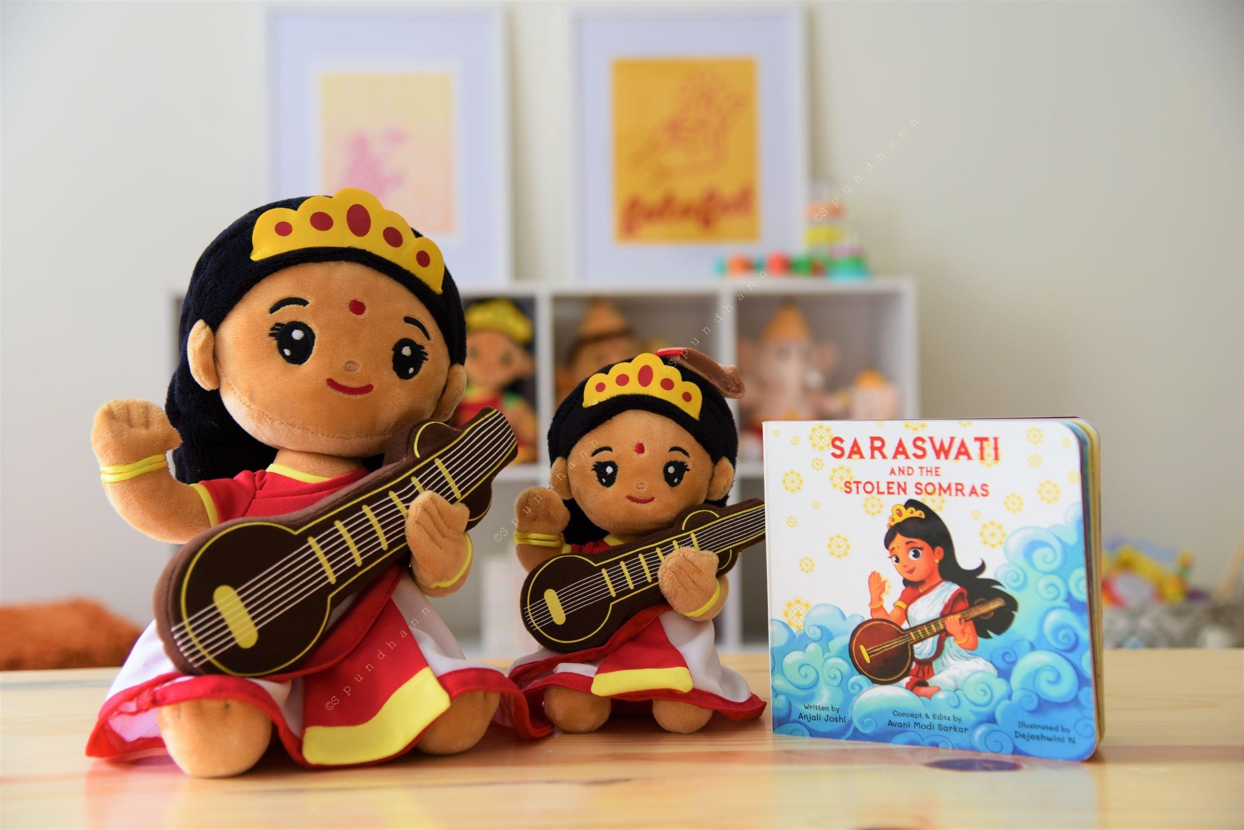 Devi Saraswati Mantra Singing Plush Toy