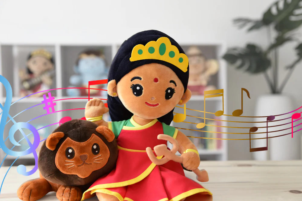 Devi Durga Mantra Singing Plush Toy