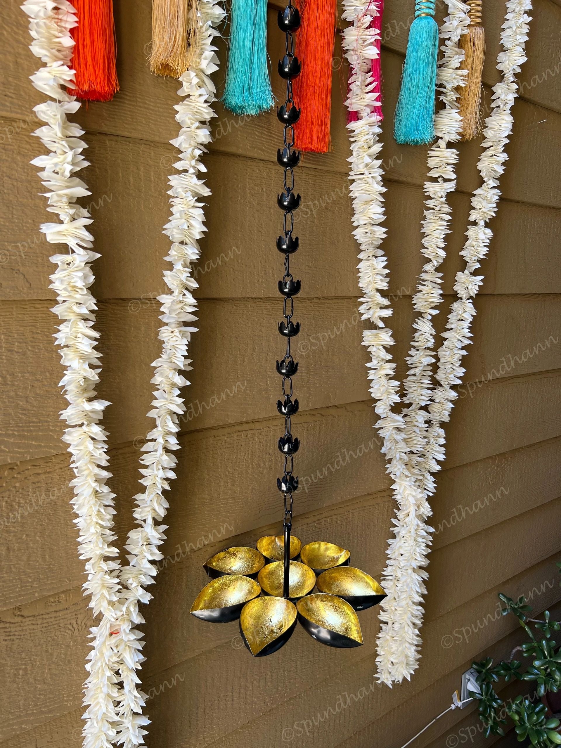Hanging Diya Shape Tea Light Holders