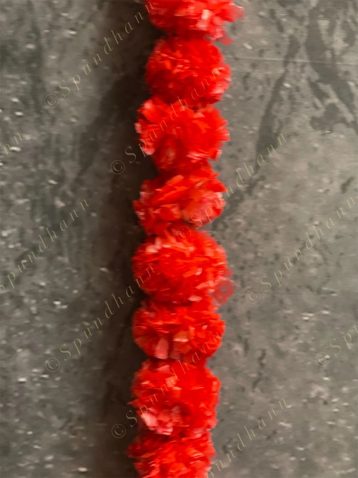 Dainty Marigold Flower Festive Danglers Set of 4 Strings