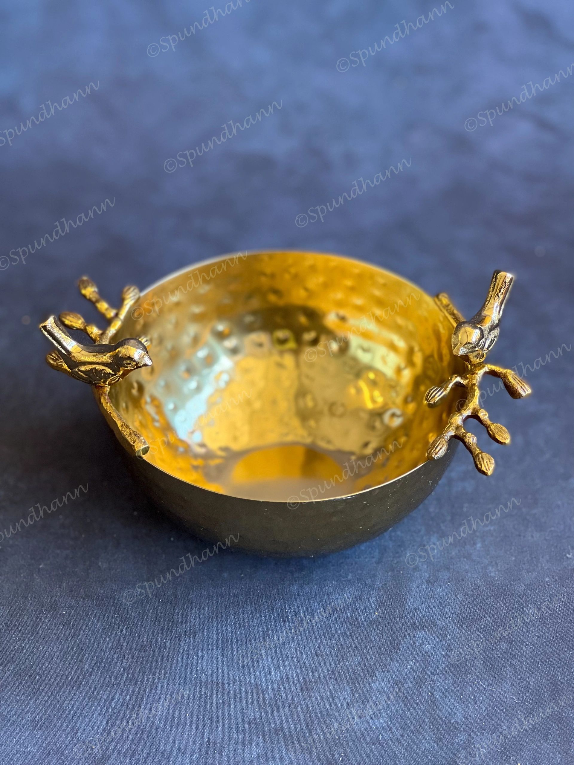 Brass Bird Bowl