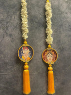 Ganesh & Shiv Pichwai Art Chameli String Dangler