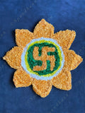 Sathiya Floral Shape Rangoli Floor Mat