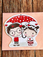 Rakhi Envelope in Peach Color