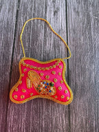 Embroidered Clutch Christmas Tree Ornament