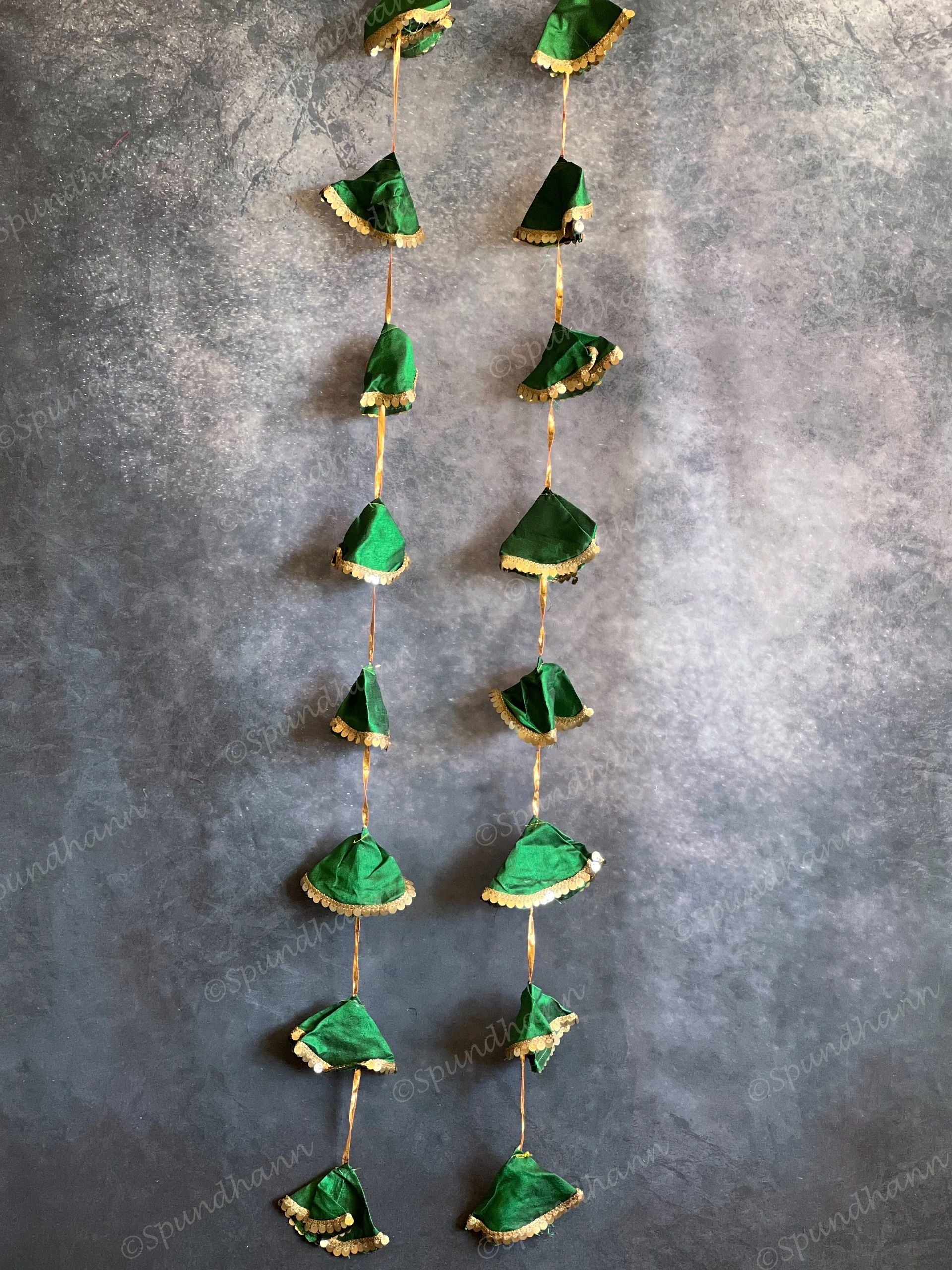 Solid Color & Sequin Dangler - Pack of 4 Strings