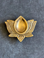 Brass Lotus Diya Tea Light Holder