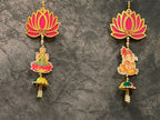 Laxmi Ganesh Shubh Labh Dangler Set of 2