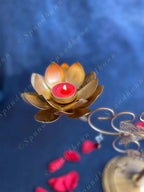 3 Lotus Flower Standing Tea Light Holder