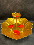 Flower Urli With Tea Light Holder