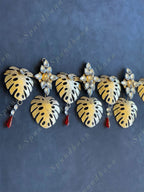 Foldable Metal Lotus Leaves Toran