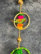 3 Chakris, Wooden Parrots, Pom Pom & Bell Tassel Dangler