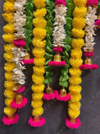 Signature Floral Toran with Pom Pom