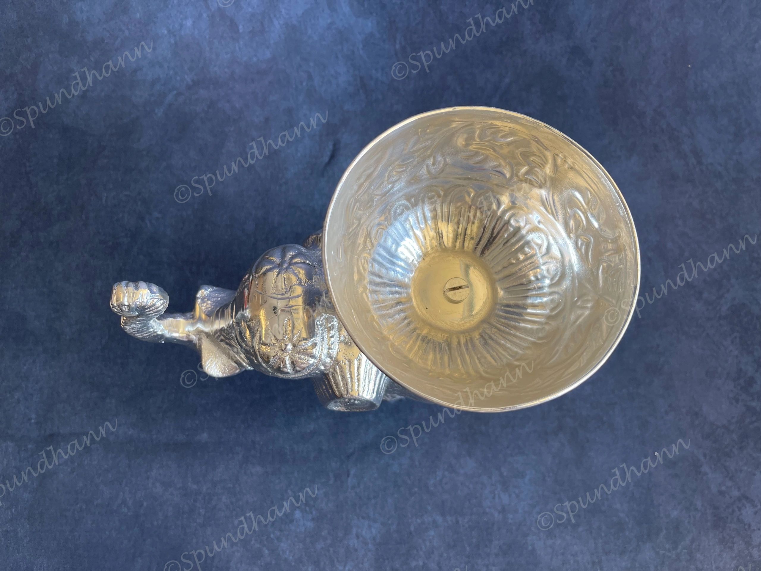 Silver Elephant Heavy Dry Fruit Holder Large
