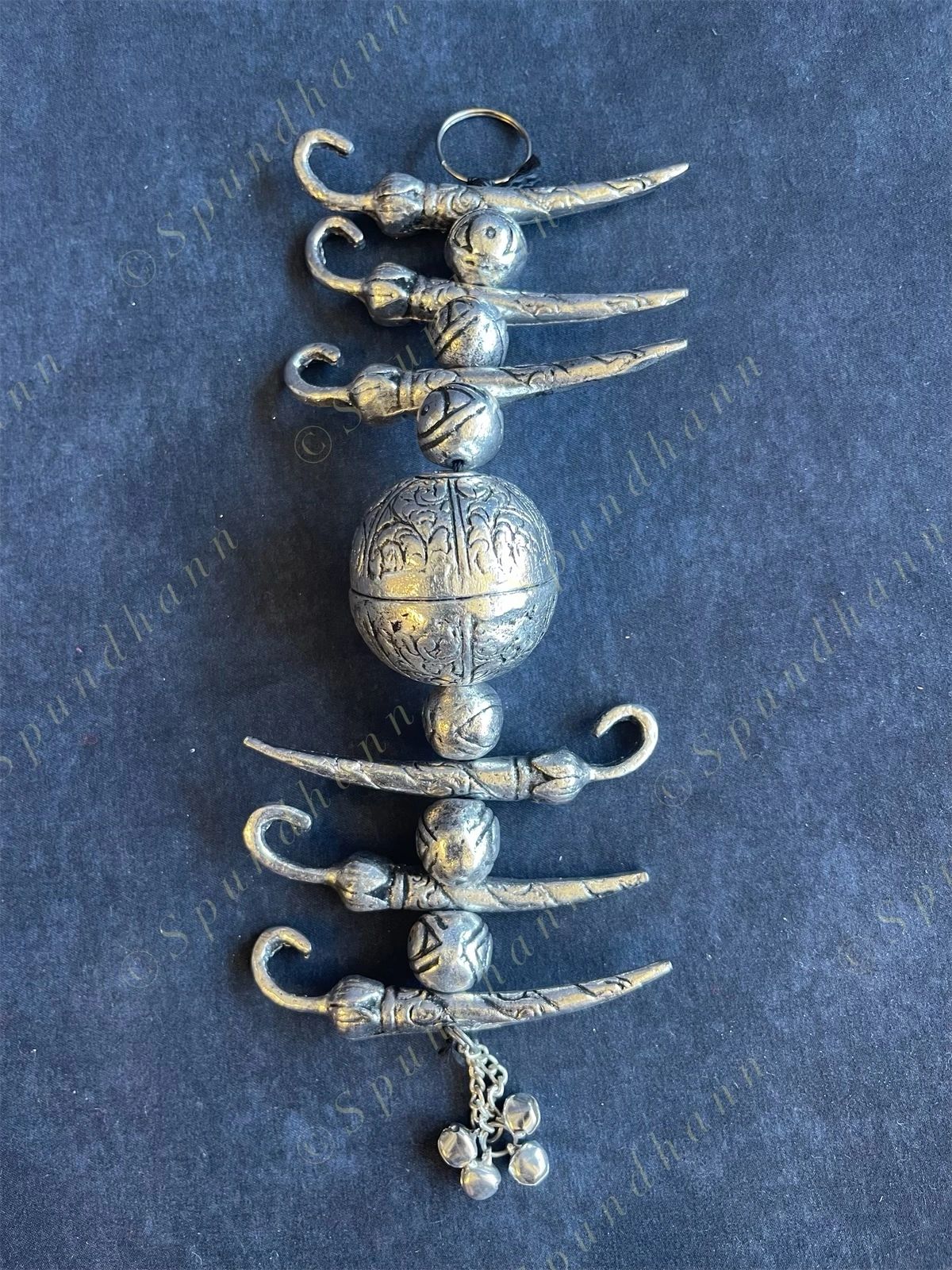German Silver Hanging Nimbu Mirchi
