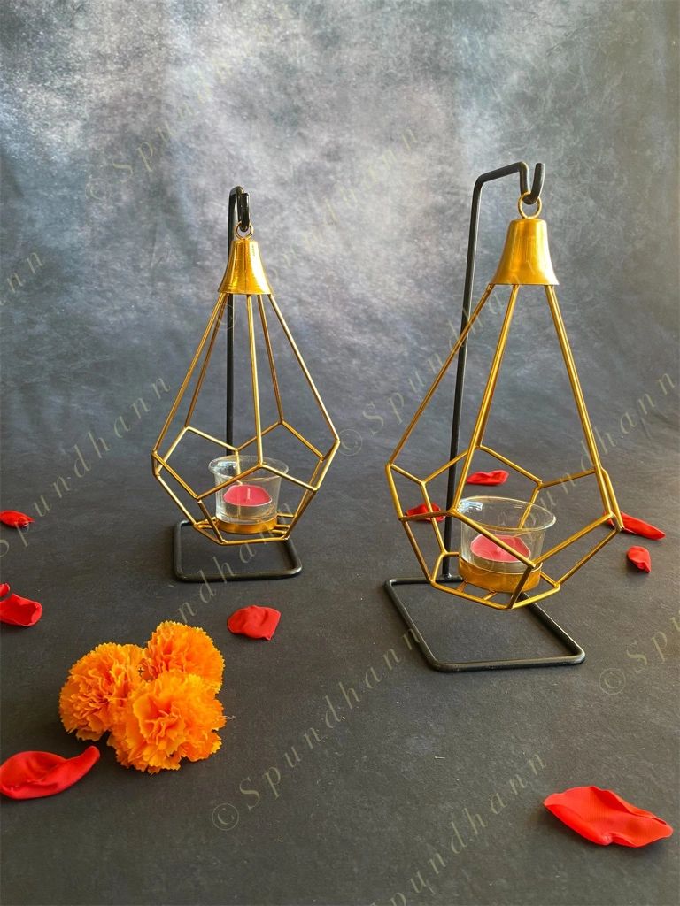 Hanging Tea Light Holder (Set of 2)
