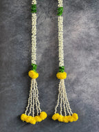 Mogra, Chameli & Marigold Dangler with Tassels