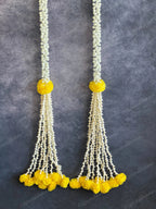 Mogra, Rajnigandha & Yellow Marigold Danglers Long Decor Strings