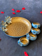 Decorative Star Embossed Thalis