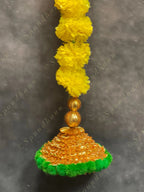 Marigold & Gota Multicolor Dangler Set of 2