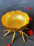 Sunflower Shape Large Decorative Fruit Bowl/Urli