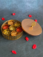 Metal Spice Box with 7 Containers