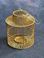 Luxe Golden Wire Lantern