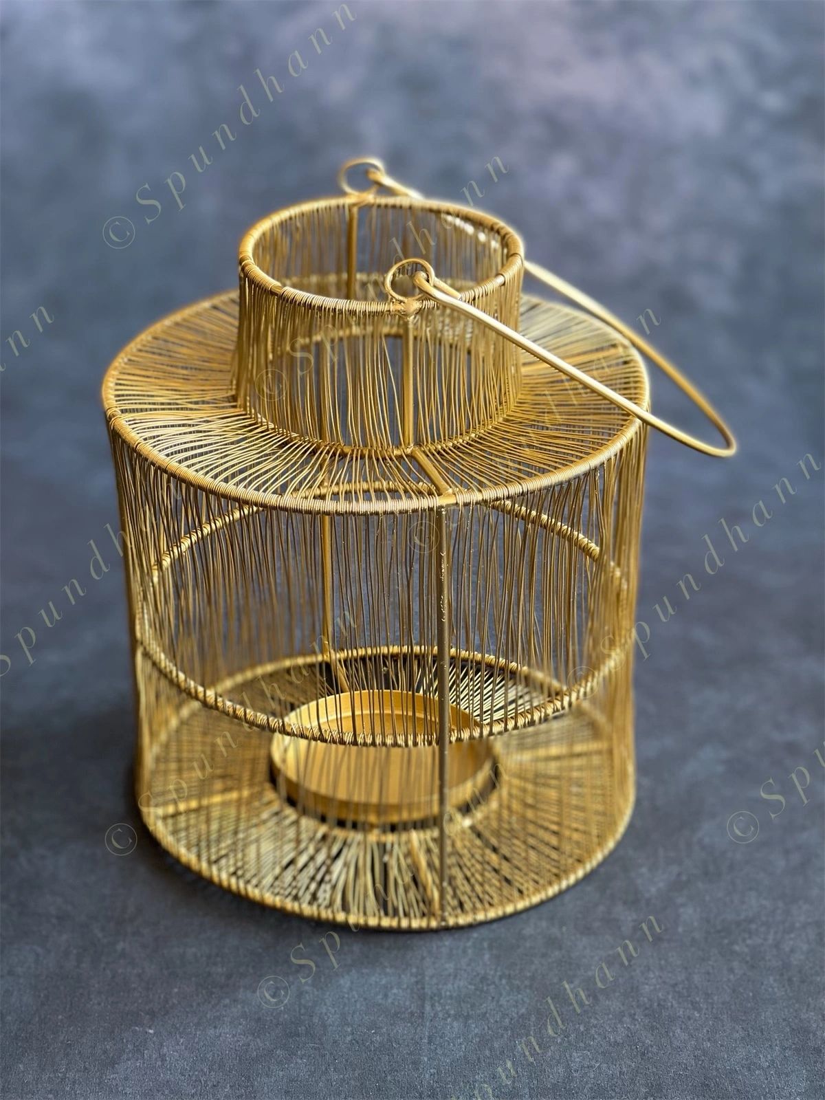 Luxe Golden Wire Lantern