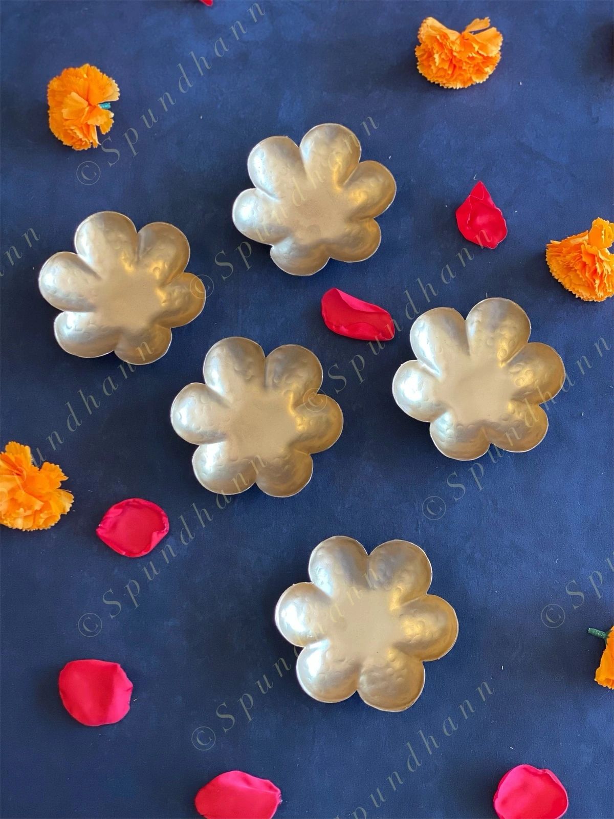 Floating Metal Flowers