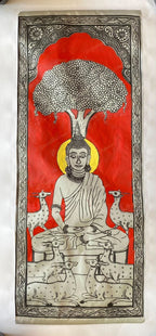 Pattachitras Lord Buddha, Lord Hanuman, Ma Durga/Laxmi/Saraswati & Radha-Krishna