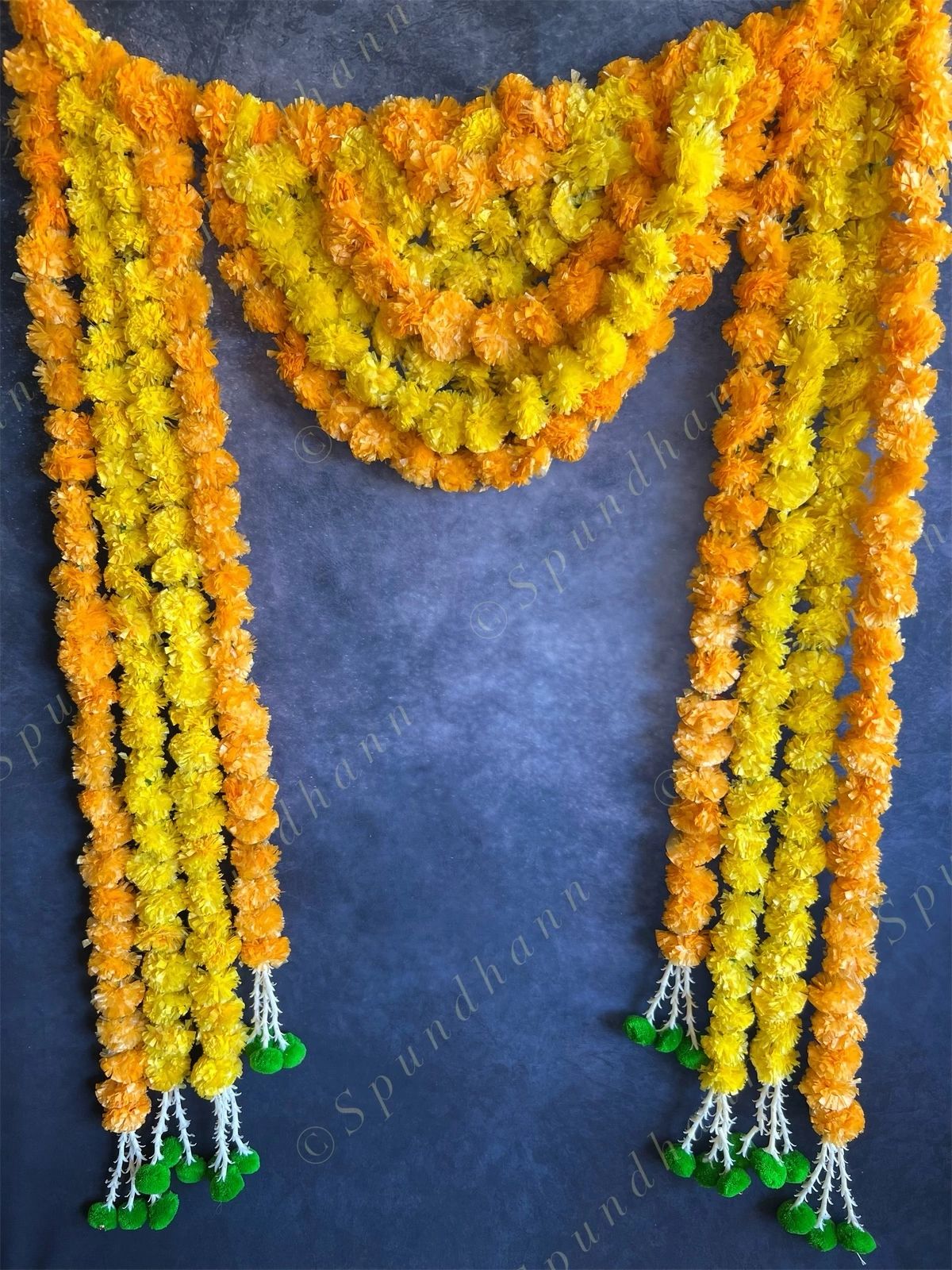 Marigold Orange & Yellow Heavy Toran