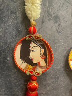 Rajasthani Pichwai Art Chameli String Dangler