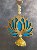 Pearls & Little Lotus Wall Dangler (Pair)