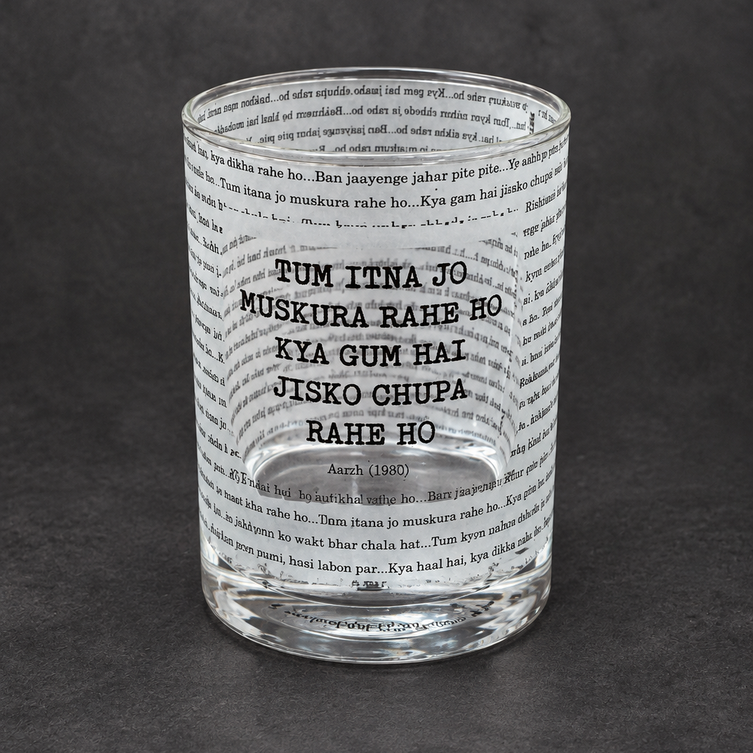 Classics Hindi Songs Whiskey Glass Pack of 6
