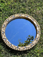 Decorative Round Elegant Mirror Platter/Plate
